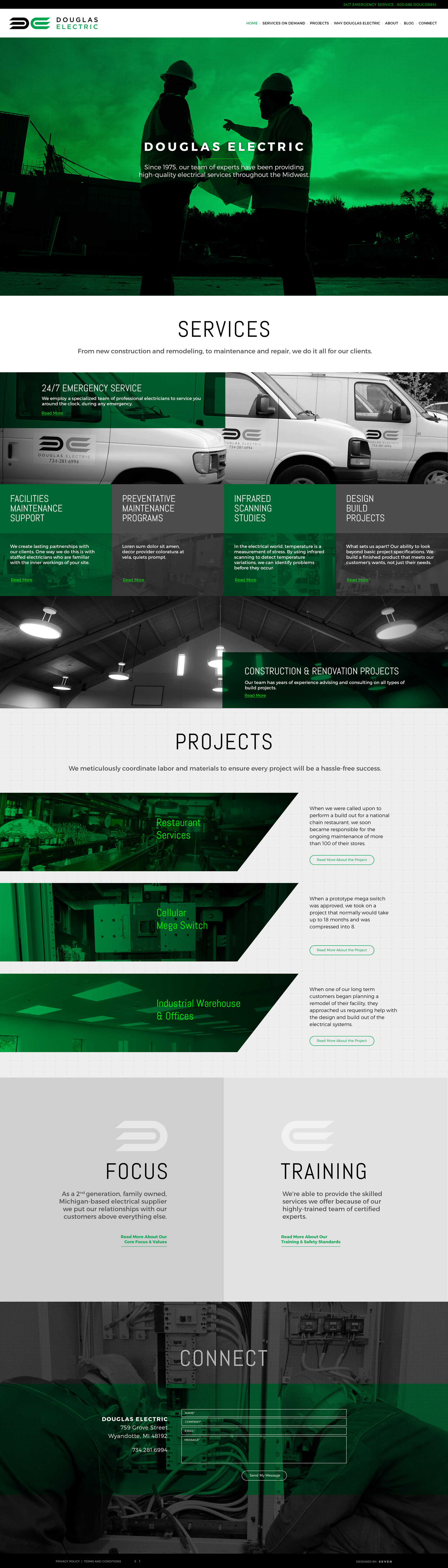 Douglas Electric - Studio 7 | Michigan Website Design and Digital Marketing Agency